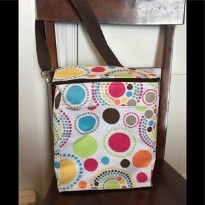 Picnic Thermal Tote In Retired Spiral Circles